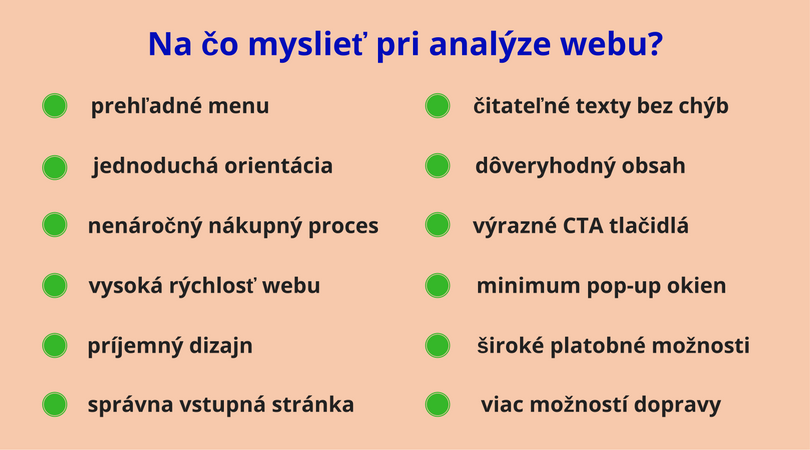 Analyzujte svoj web.