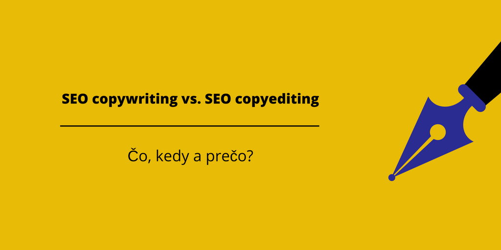 SEO copywriting a SEO copyediting