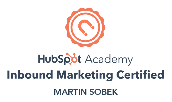 HubSpot certifikát - Inbound Marketing
