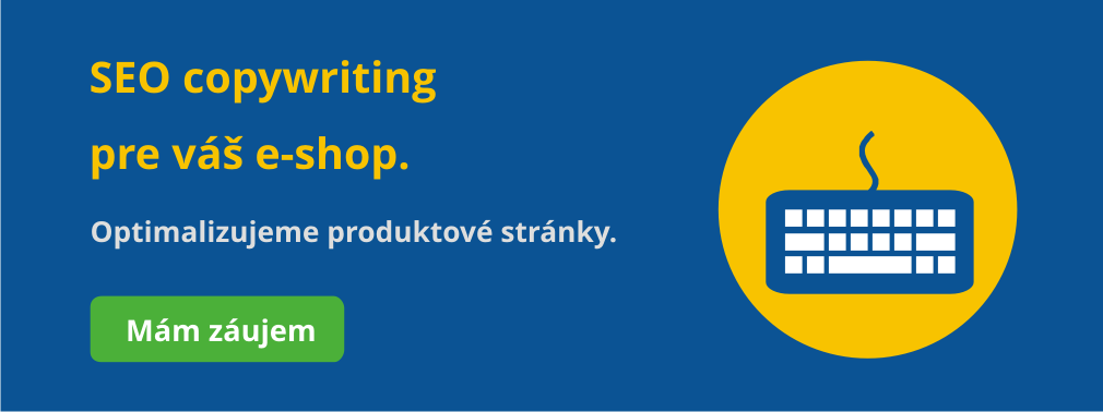 SEO copywriting a optimalizácia produktových stránok v e-shope